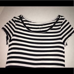 The Limited Striped Top, Black &  White